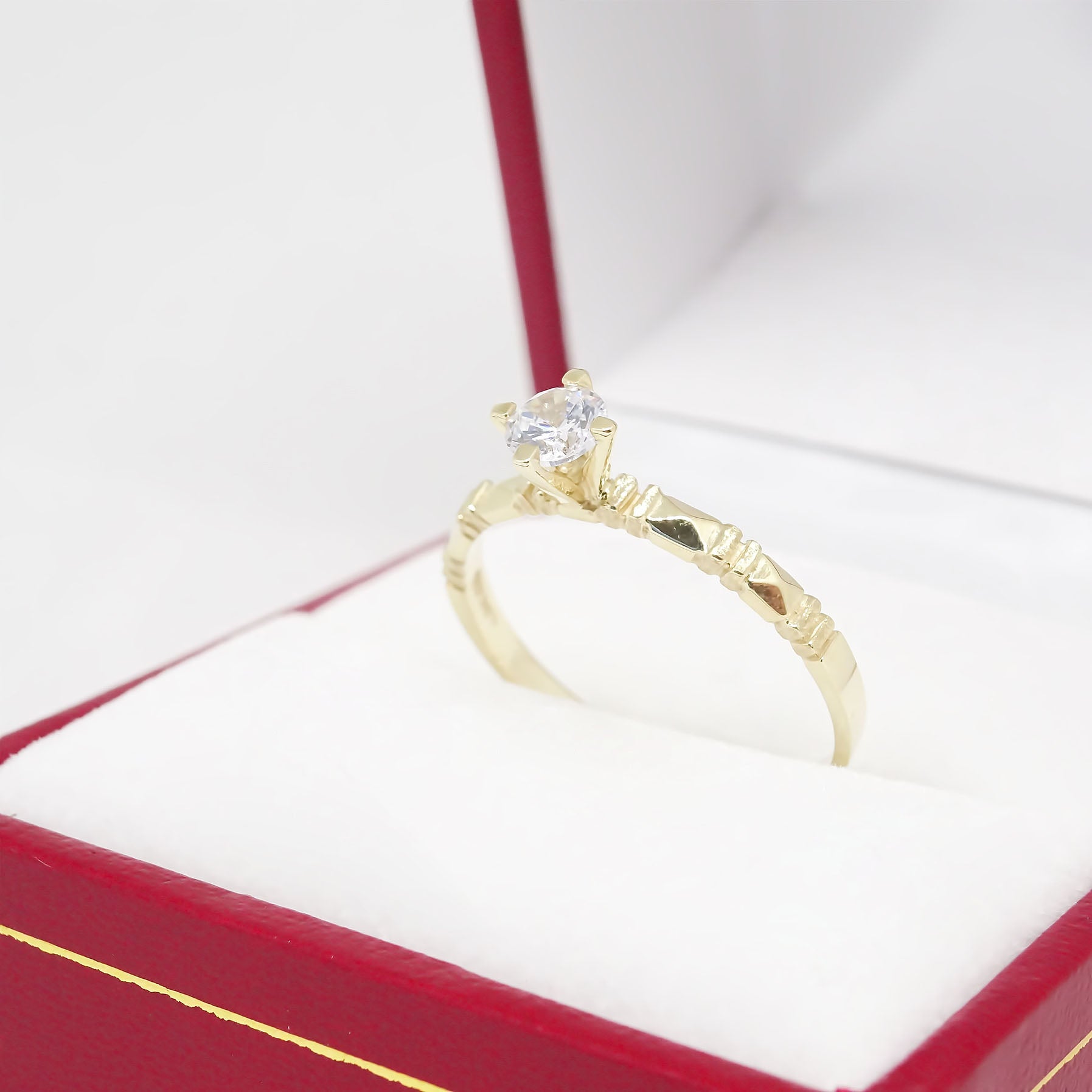 Amor Eterno - Anillo Nature / Oro 10k Sólido