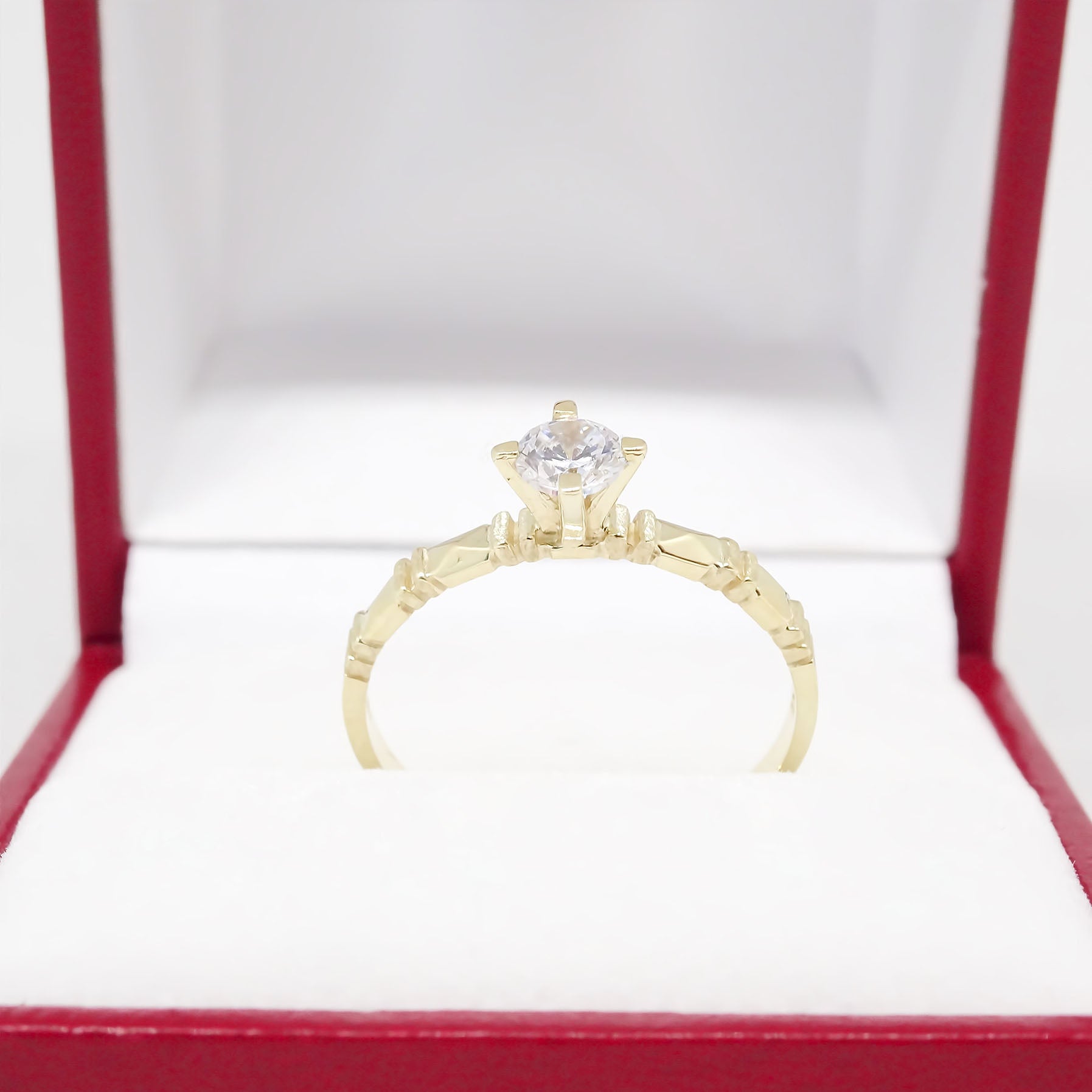 Amor Eterno - Anillo Nature / Oro 10k Sólido