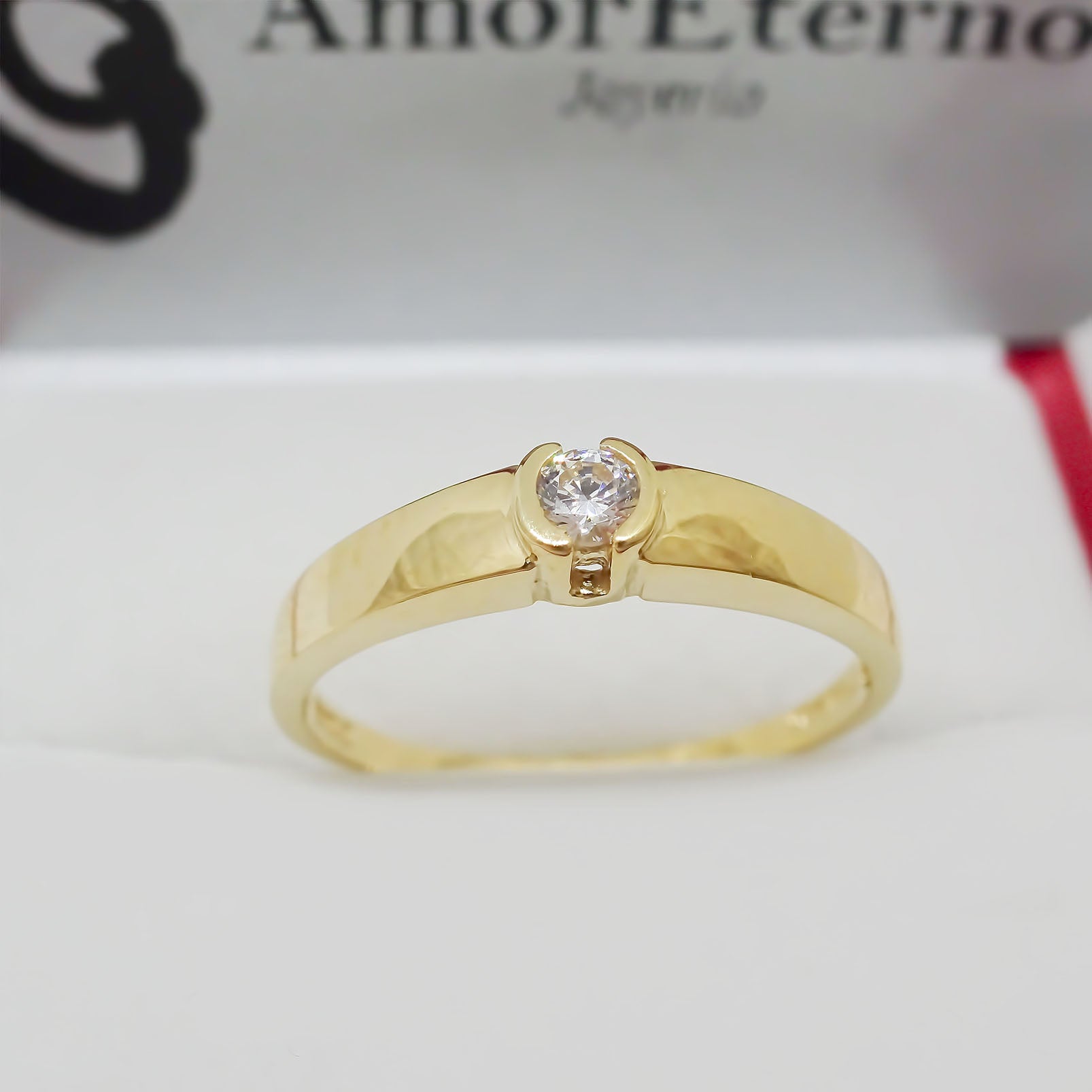 Anillo Bisel 14k