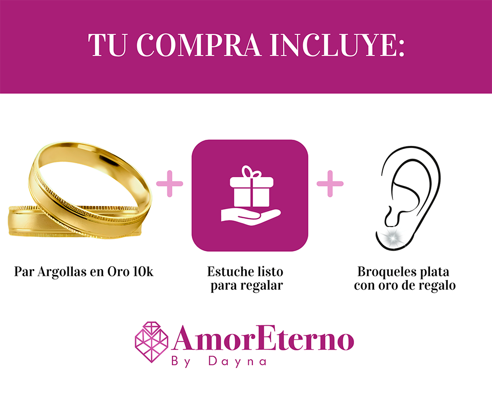 Argollas Fortuna 10k