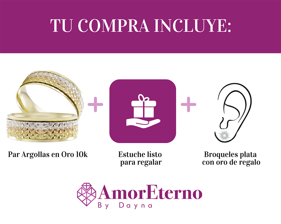 Argollas Trinity 10k