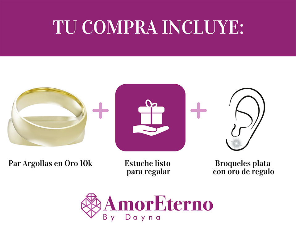Argollas Enlace 10k