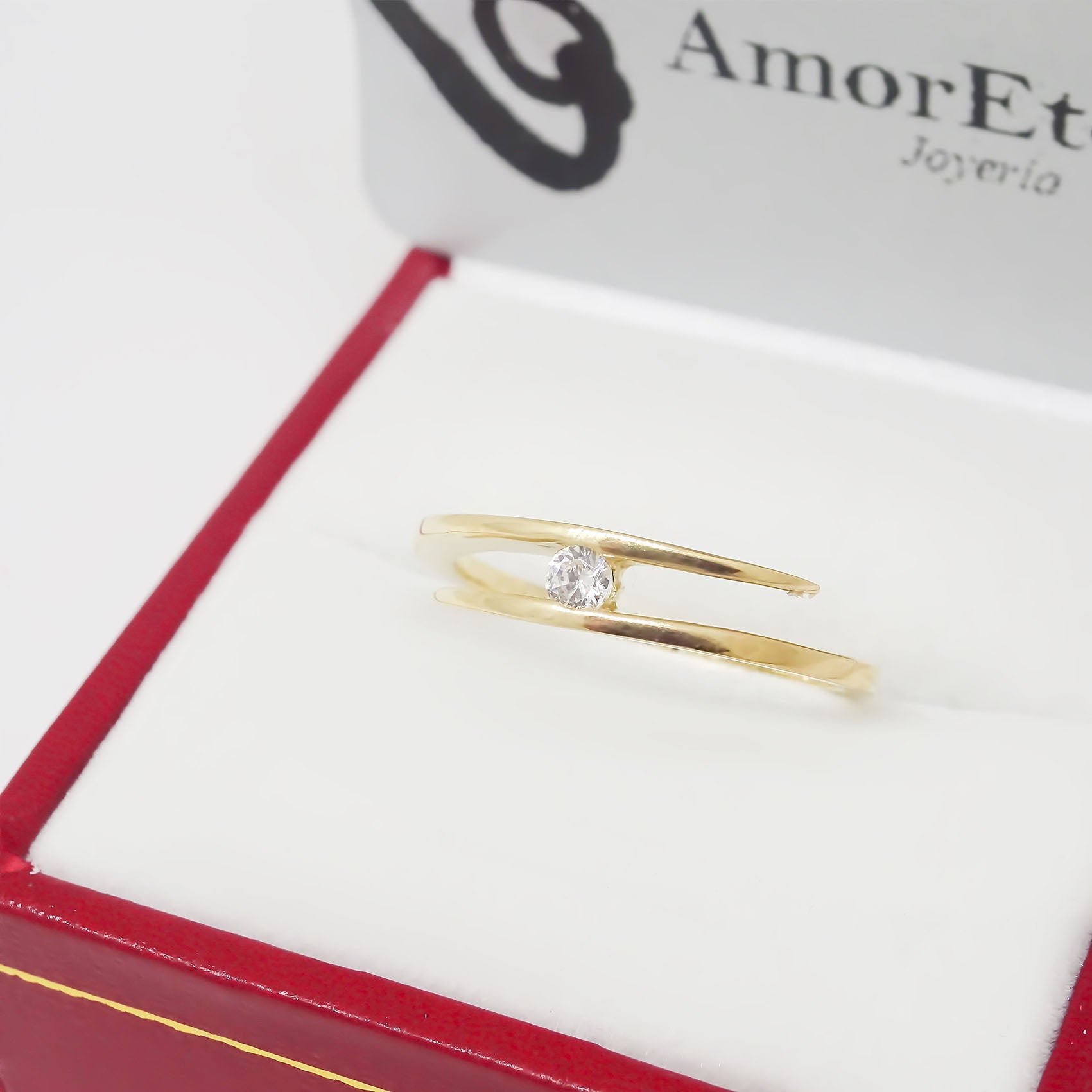 Anillo Andrómeda 14k