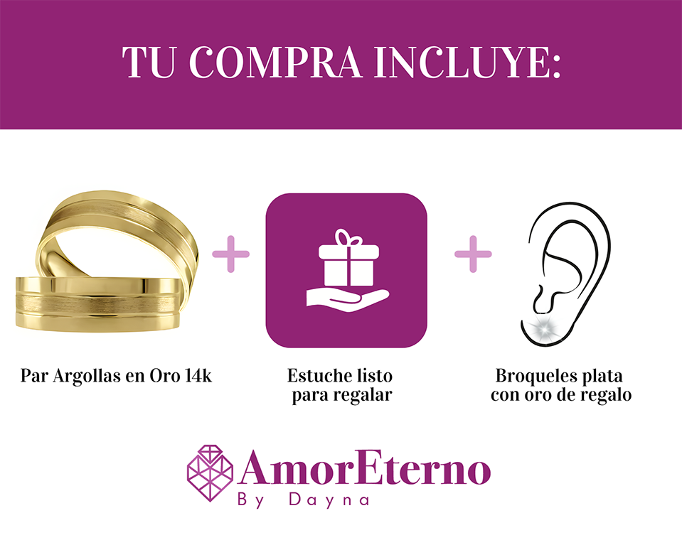 Argollas Elémer 14k