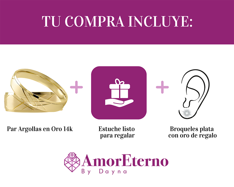 Argollas Magic 14k