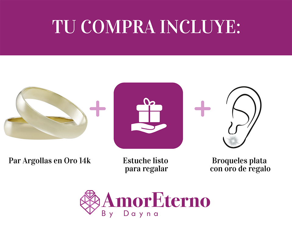 Argollas Unión 14k