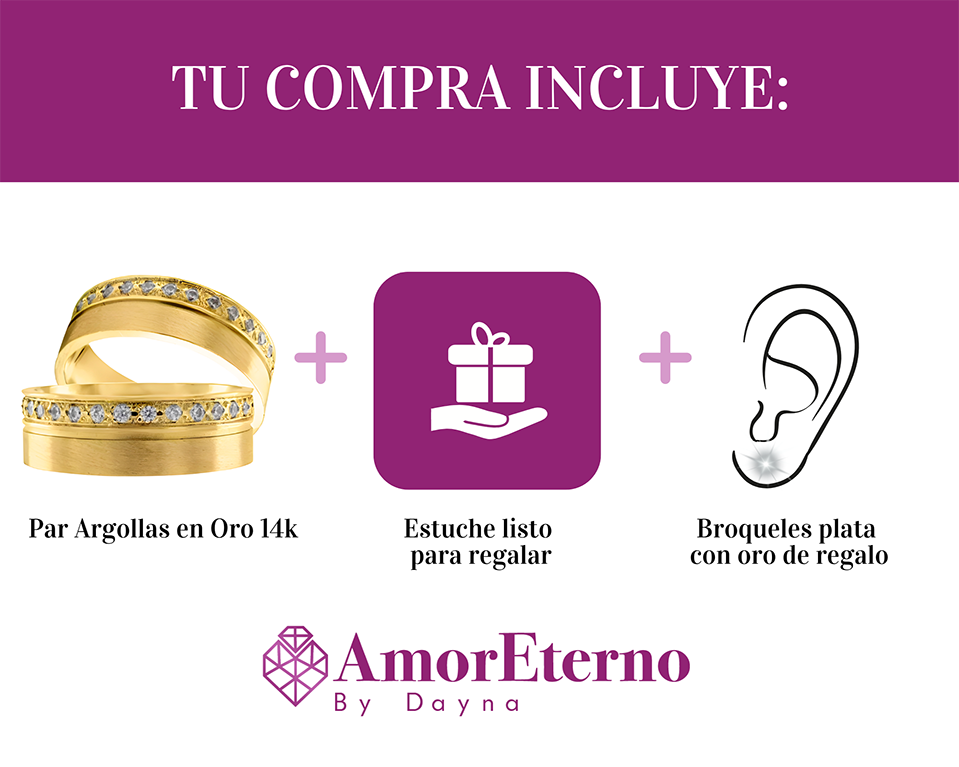 Argollas Yaroslav 14k