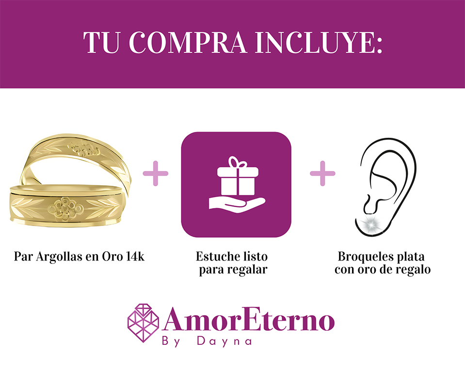 Argollas Aleksei 14k