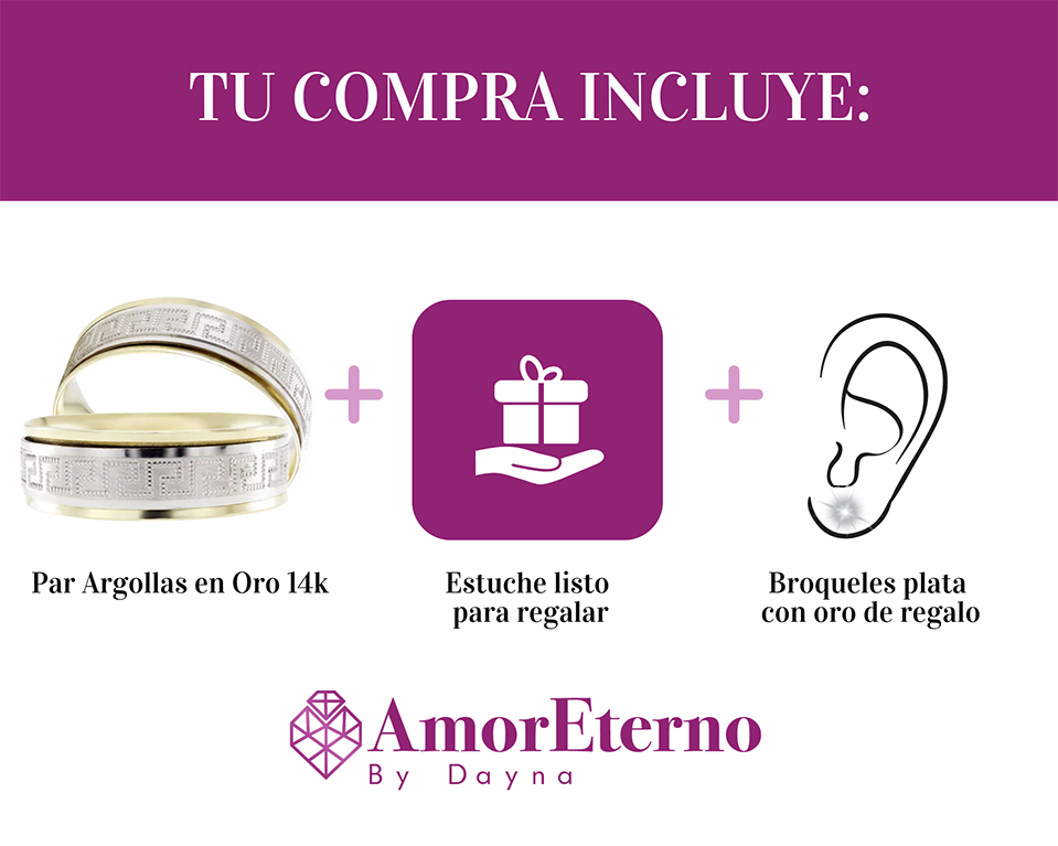 Argollas Katka 14k