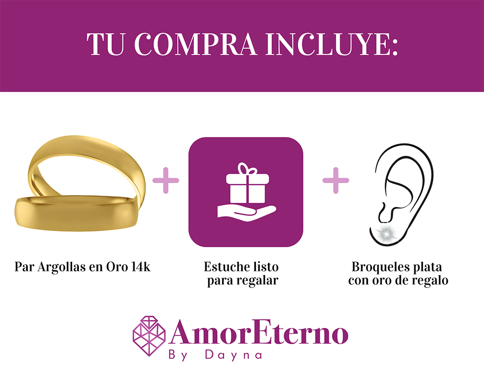 Argollas Clásica 14k