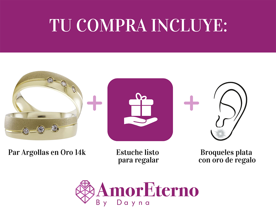 Argollas Napi 14k