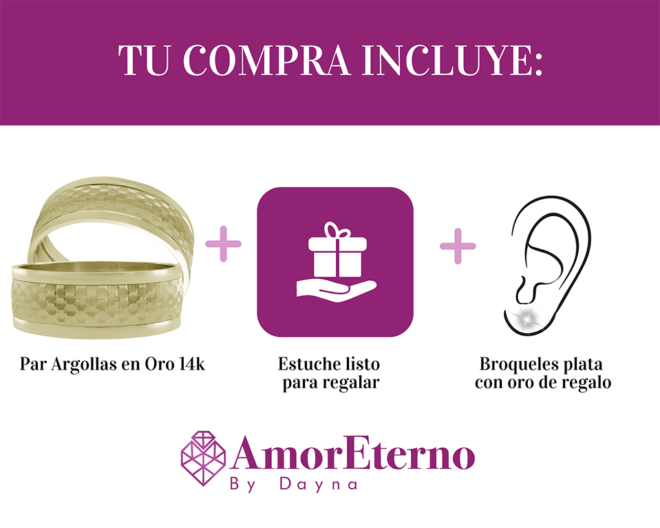 Argollas Florenzia 14k