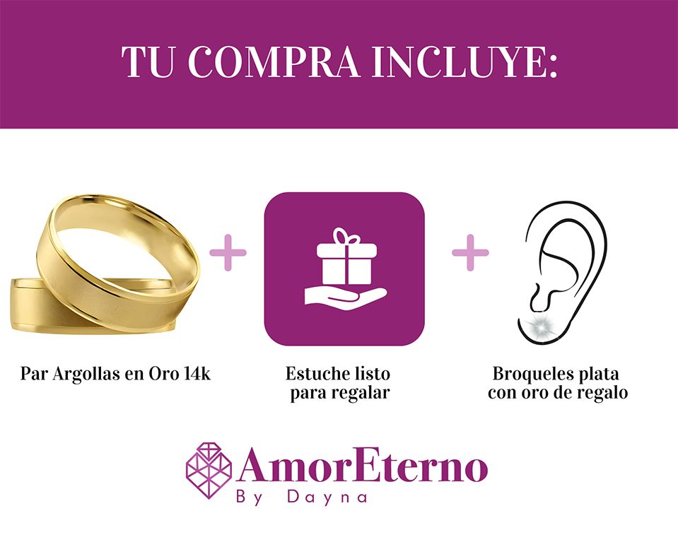 Argollas Cielo 14k