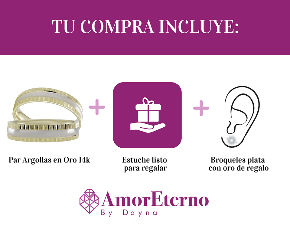 Argollas Ilusión 14k