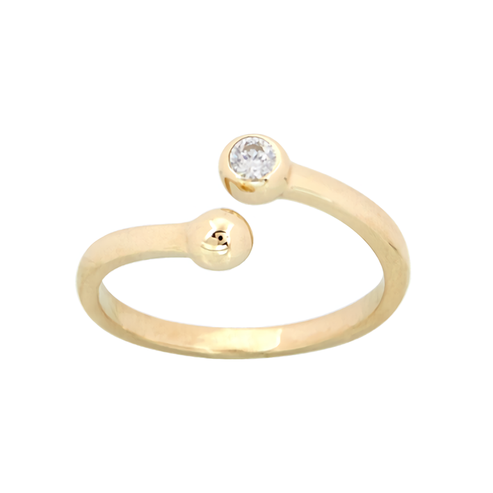 Amor Eterno - Anillo You & Me / Oro 10k