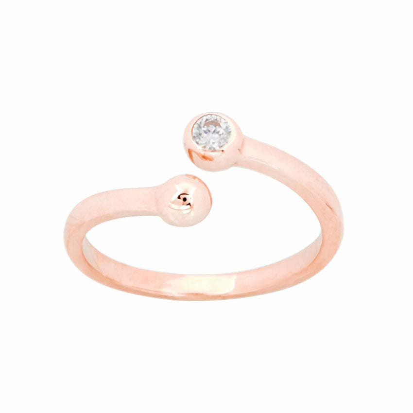 Amor Eterno - Anillo You & Me / Oro 10k