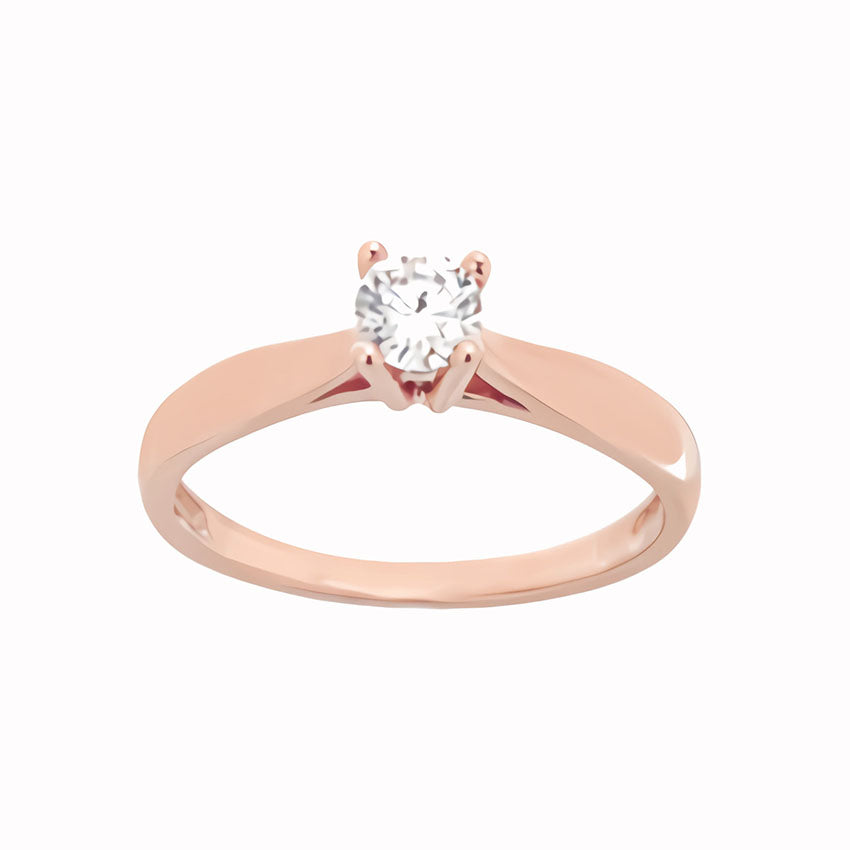 Amor Eterno - Solitario Hermoso / Glanz* / Oro 14k Solido