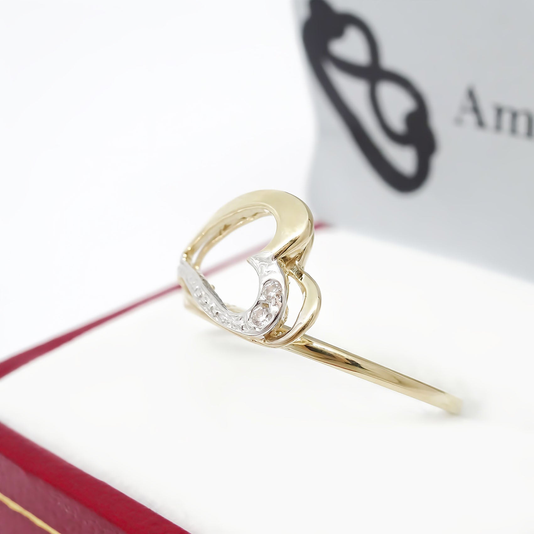 Amor Eterno - Anillo Love Ada - Oro Solido 14K