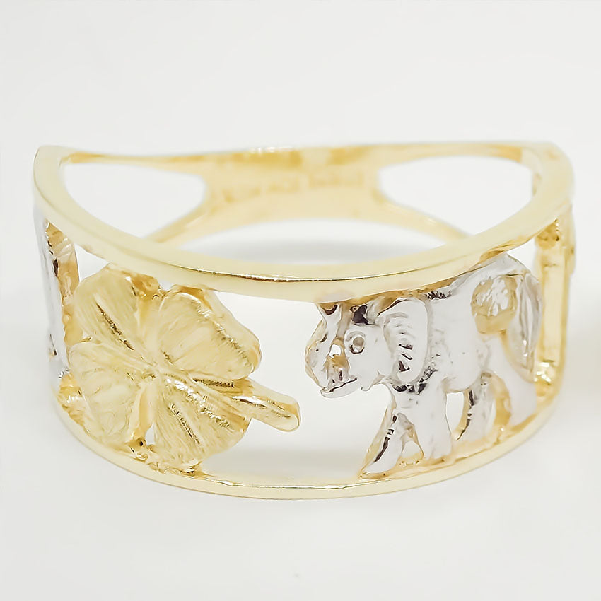 Amor Eterno - Anillo Argolla / Buena Suerte 6mm / Oro 14k