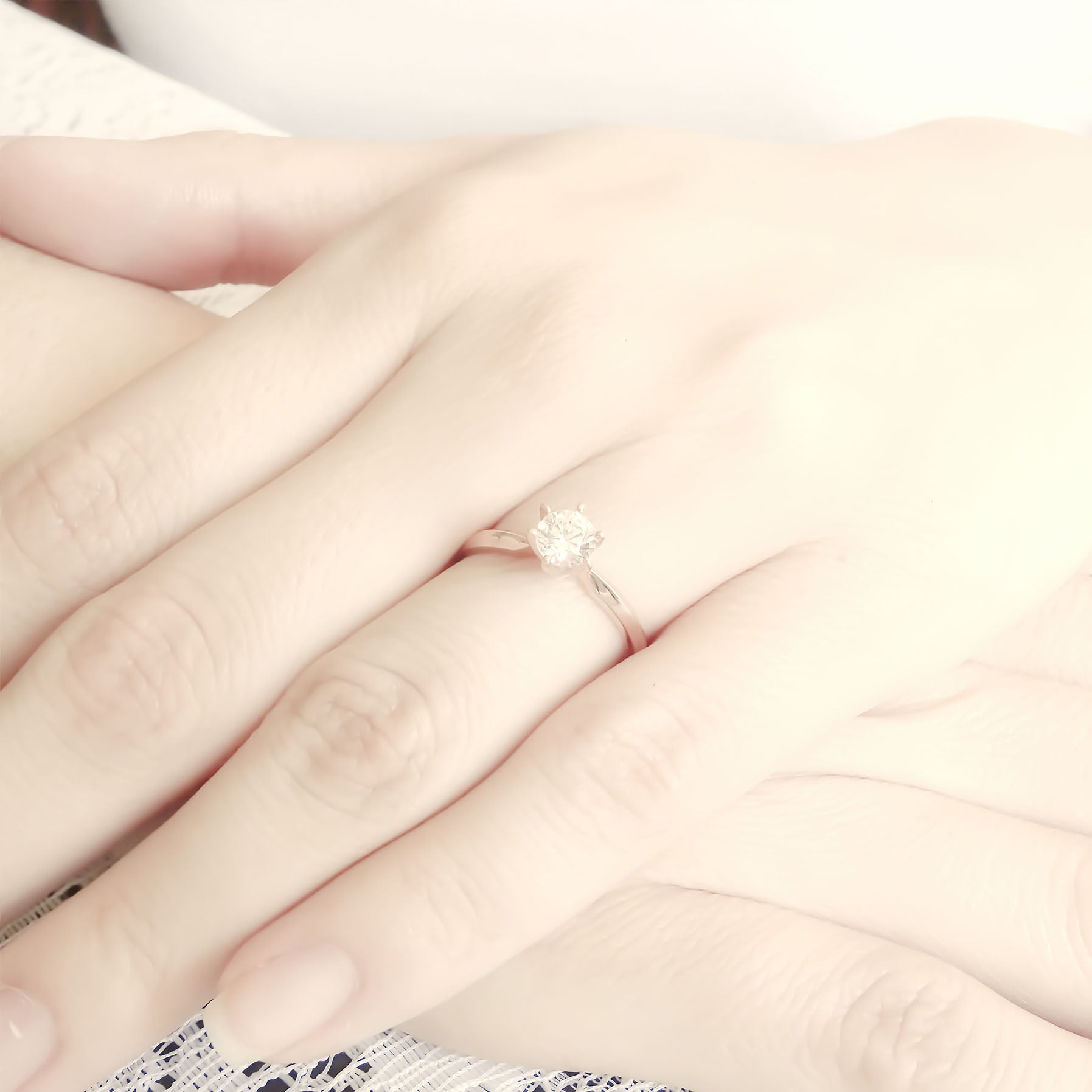 Amor Eterno - Solitario Hermoso / Reina / Oro 10k Solido