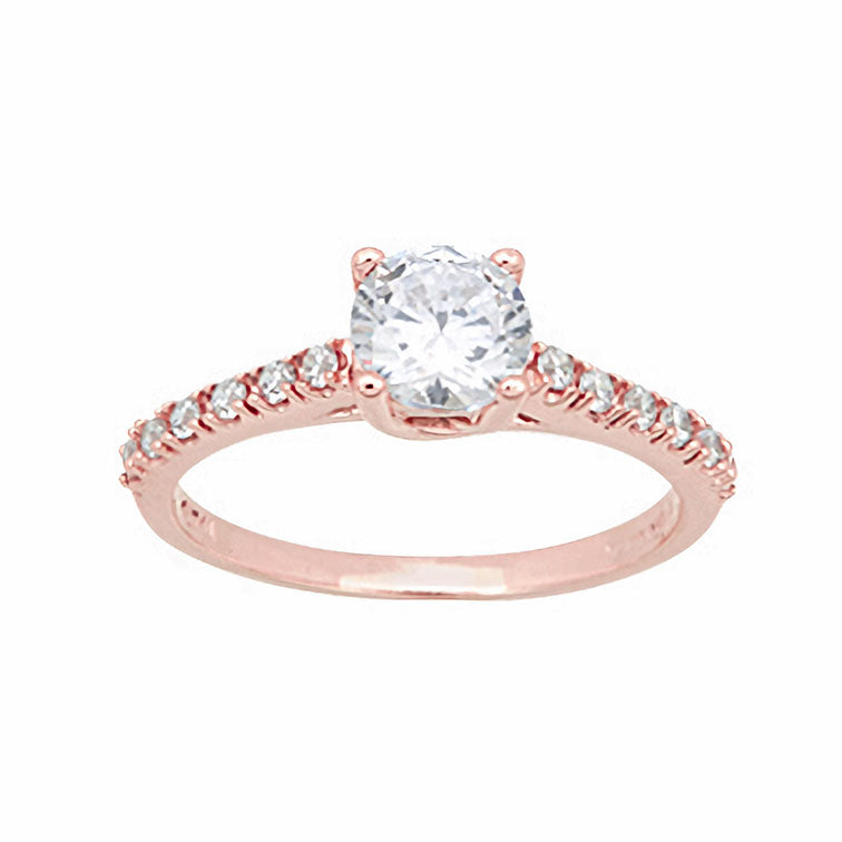 Amor Eterno - Anillo Round / Oro 10k Sólido