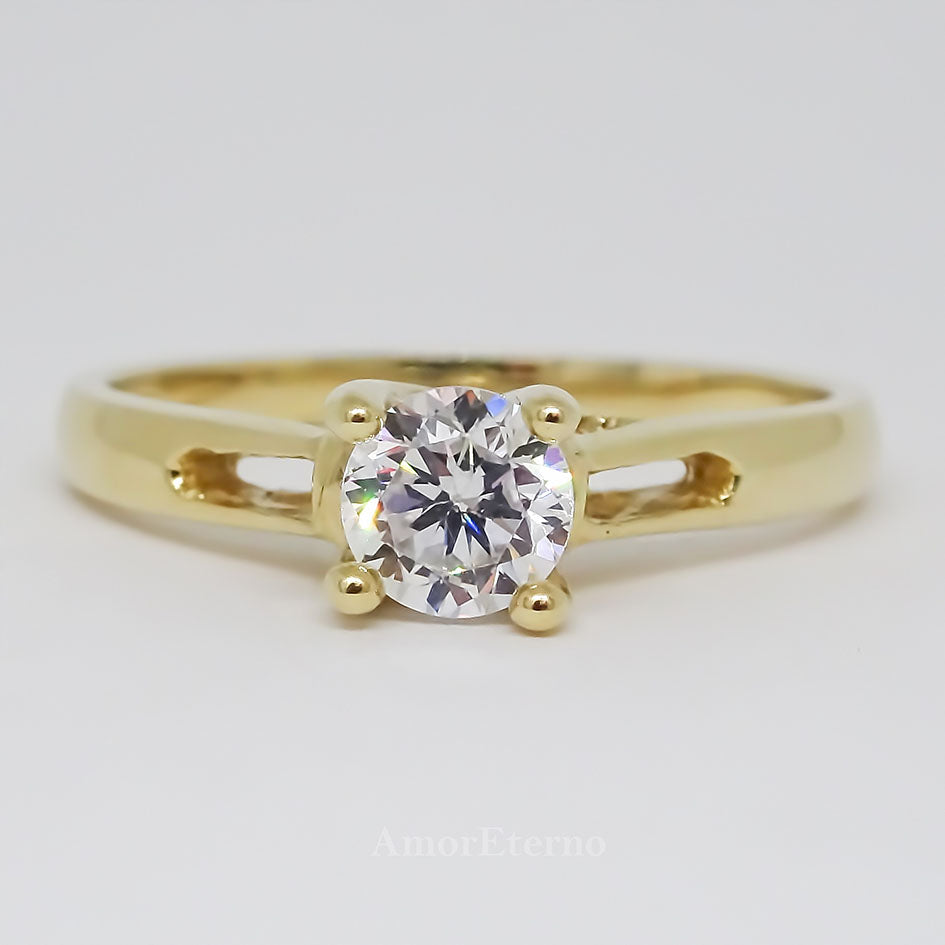Amor Eterno - Anillo Stephanie / Oro Solido 14k
