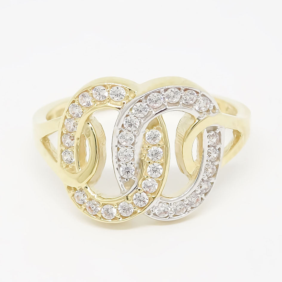 Amor Eterno - Anillo Ovale / Oro 14k Solido