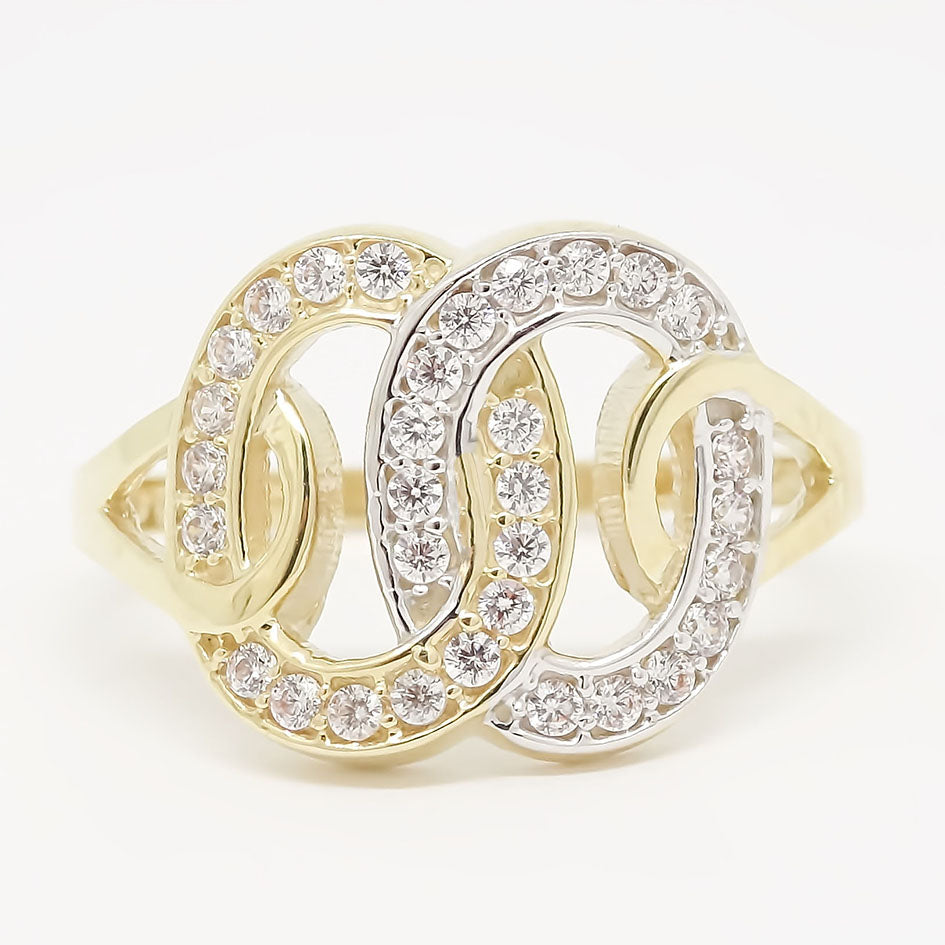 Amor Eterno - Anillo Ovale / Oro 14k Solido