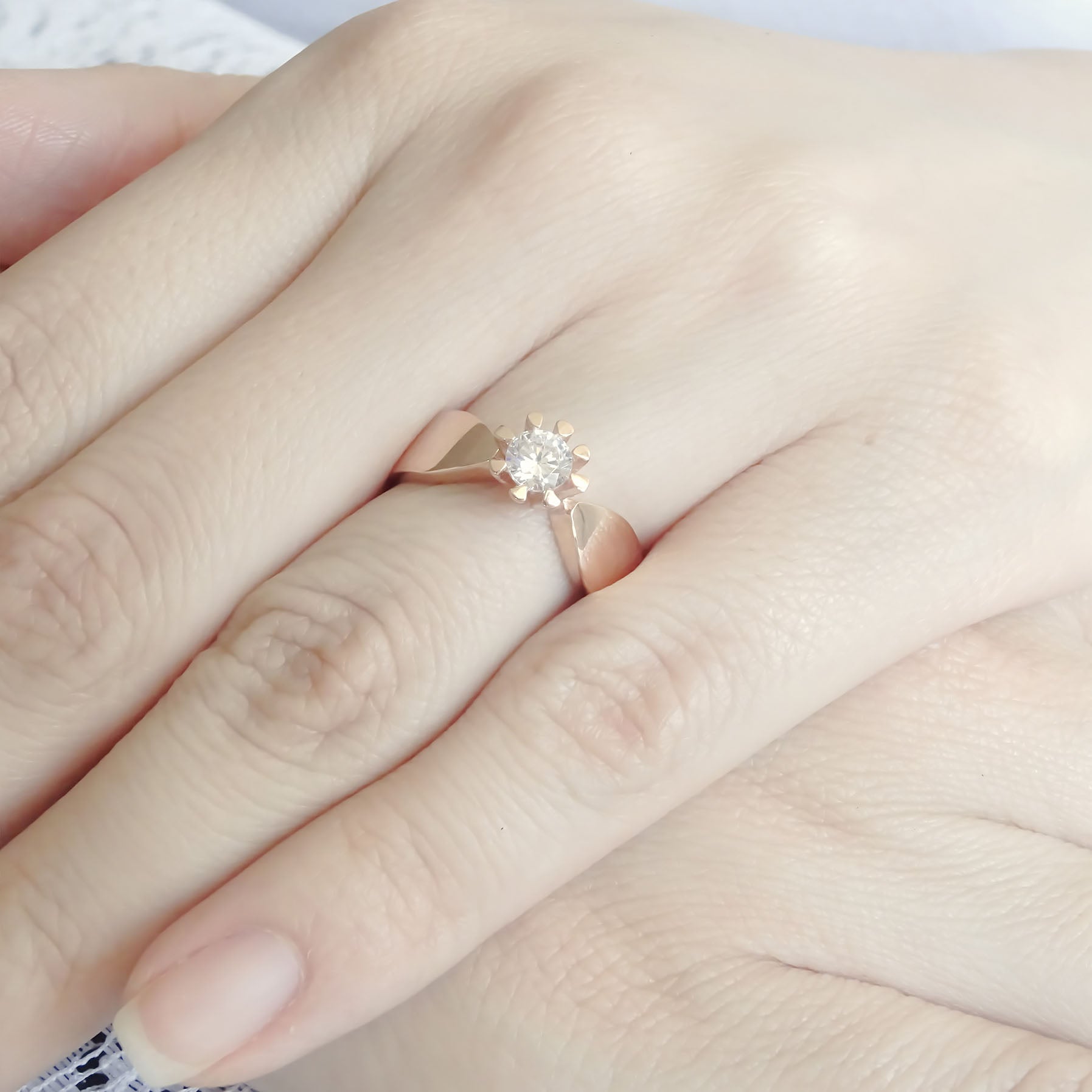 Amor Eterno - Anillo Shinee / Oro Sólido 14k