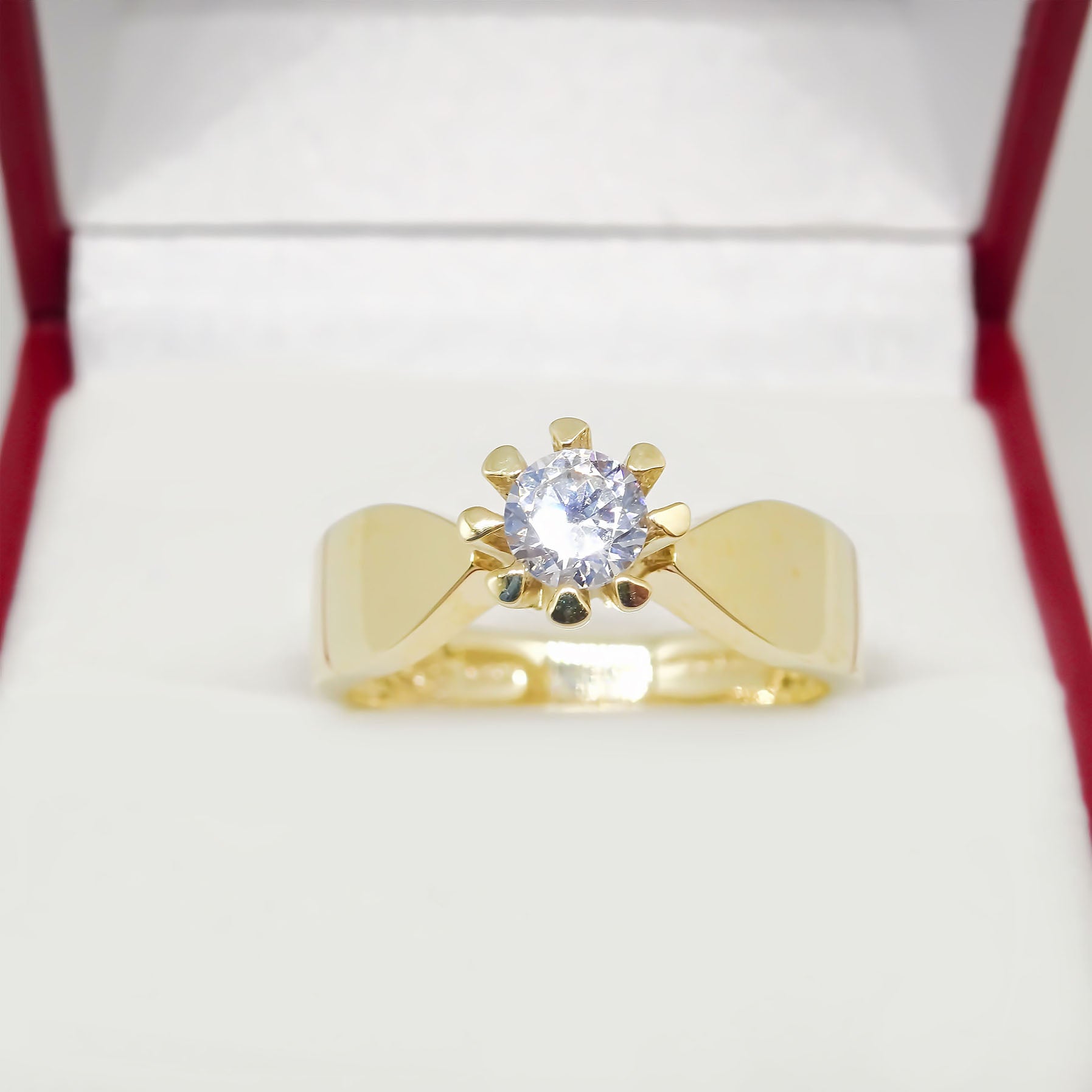 Amor Eterno - Anillo Shinee / Oro Sólido 10k