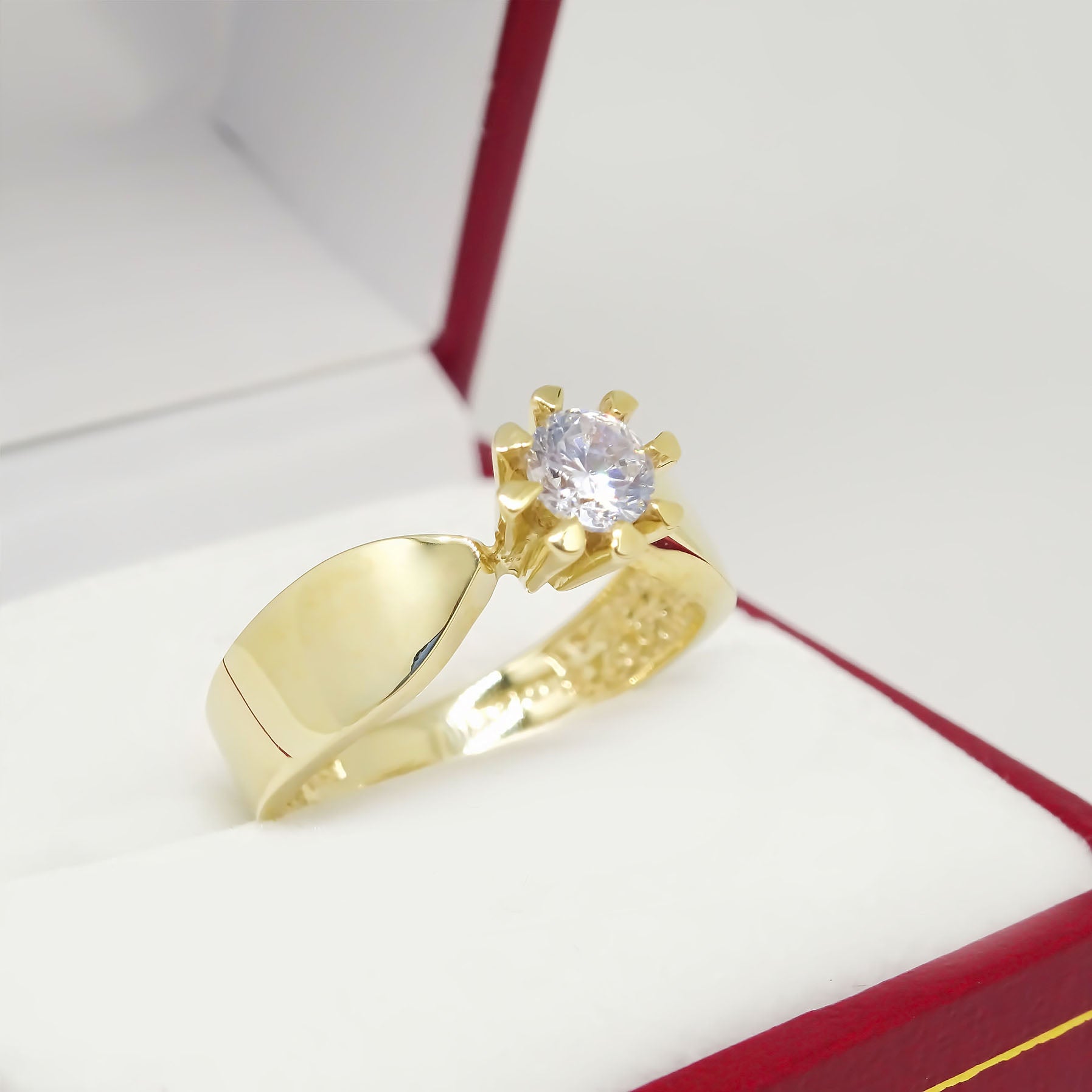 Amor Eterno - Anillo Shinee / Oro Sólido 14k
