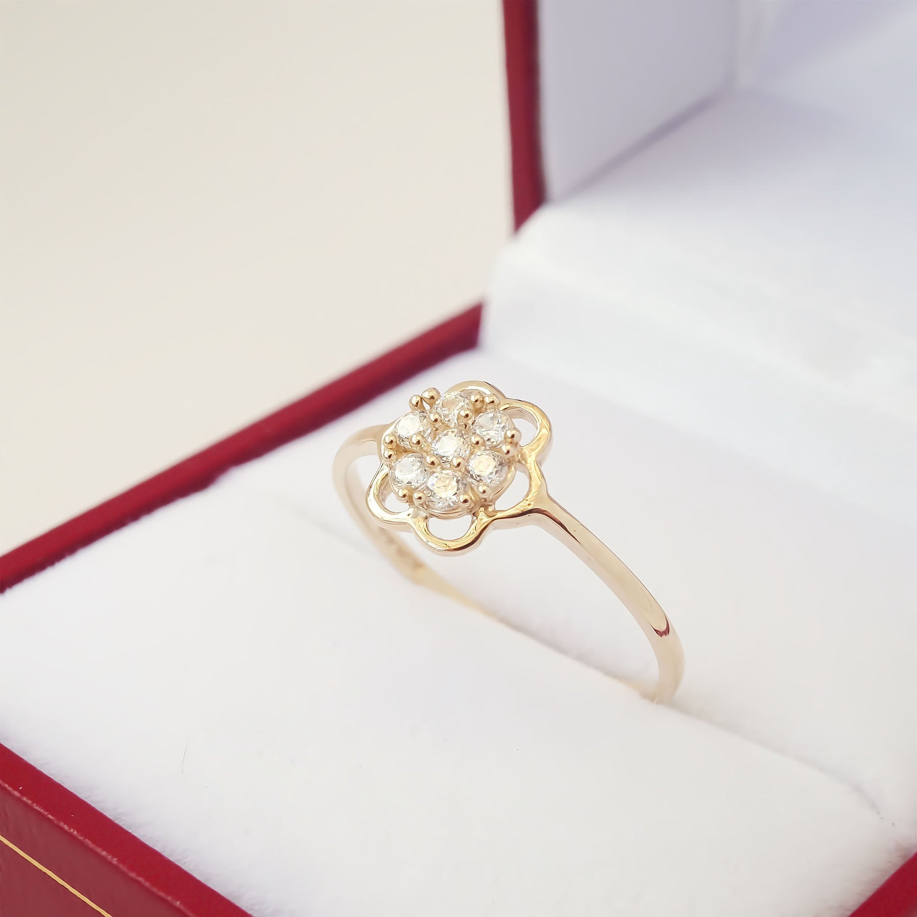 Amor Eterno - Anillo Lillium / Oro 14k Sólido