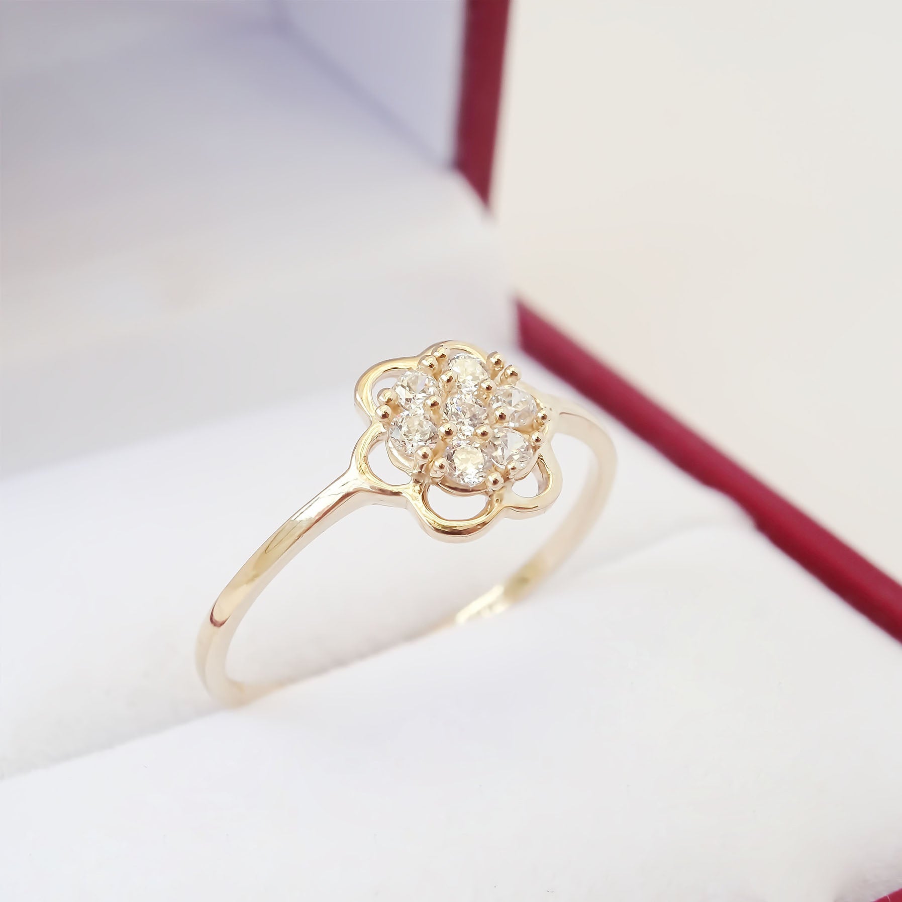 Amor Eterno - Anillo Lillium / Oro 10k Sólido