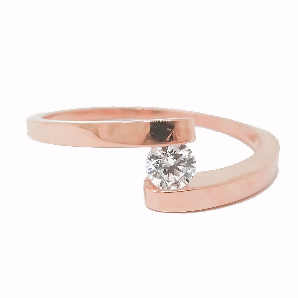 Amor Eterno - Anillo Clío / Oro 14k Sólido