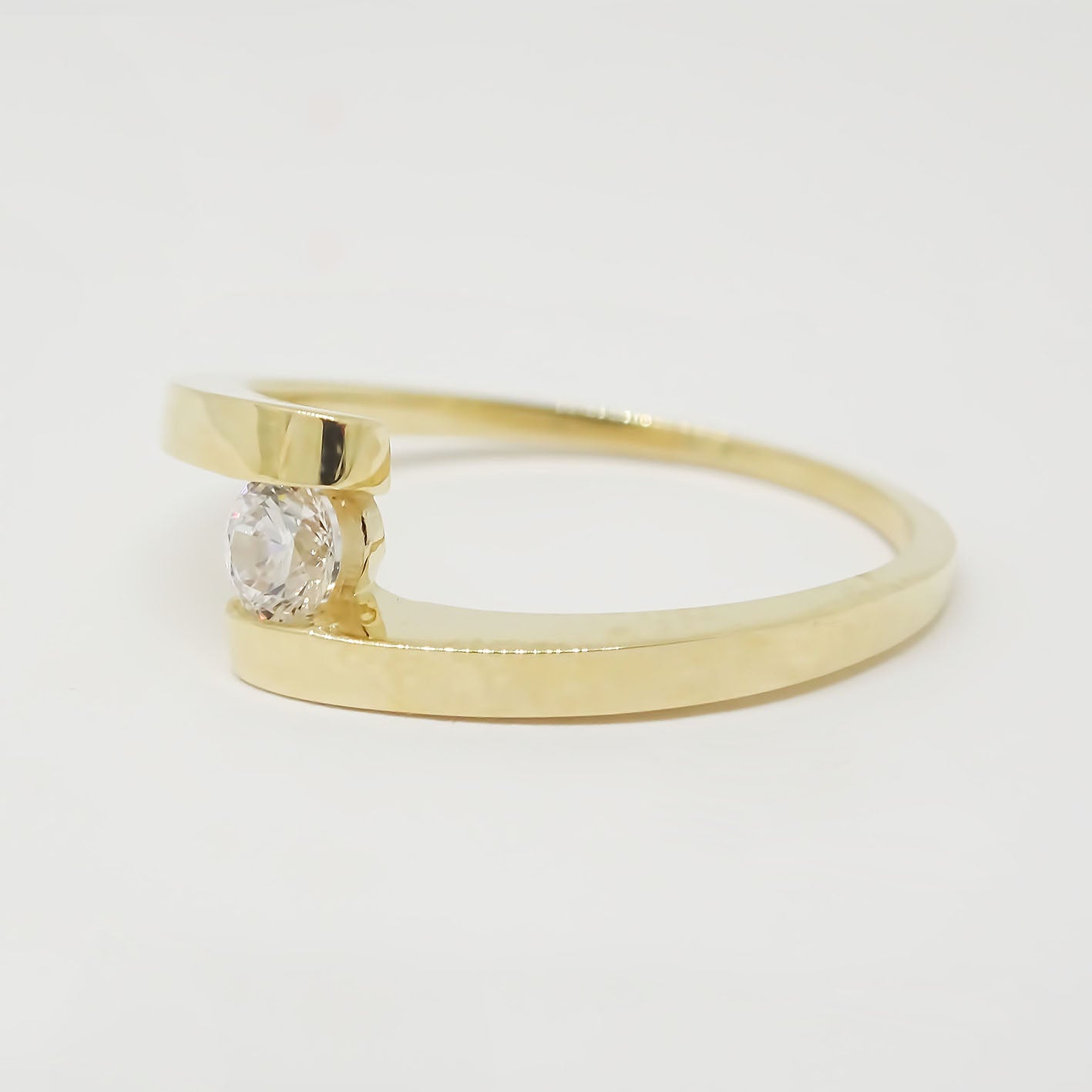 Amor Eterno - Anillo Clío / Oro 14k Sólido