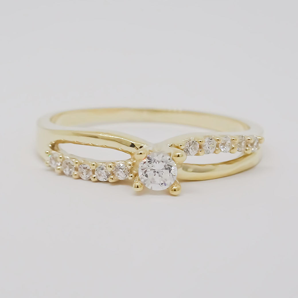 Amor Eterno - Anillo Venus / Oro 14k Sólido