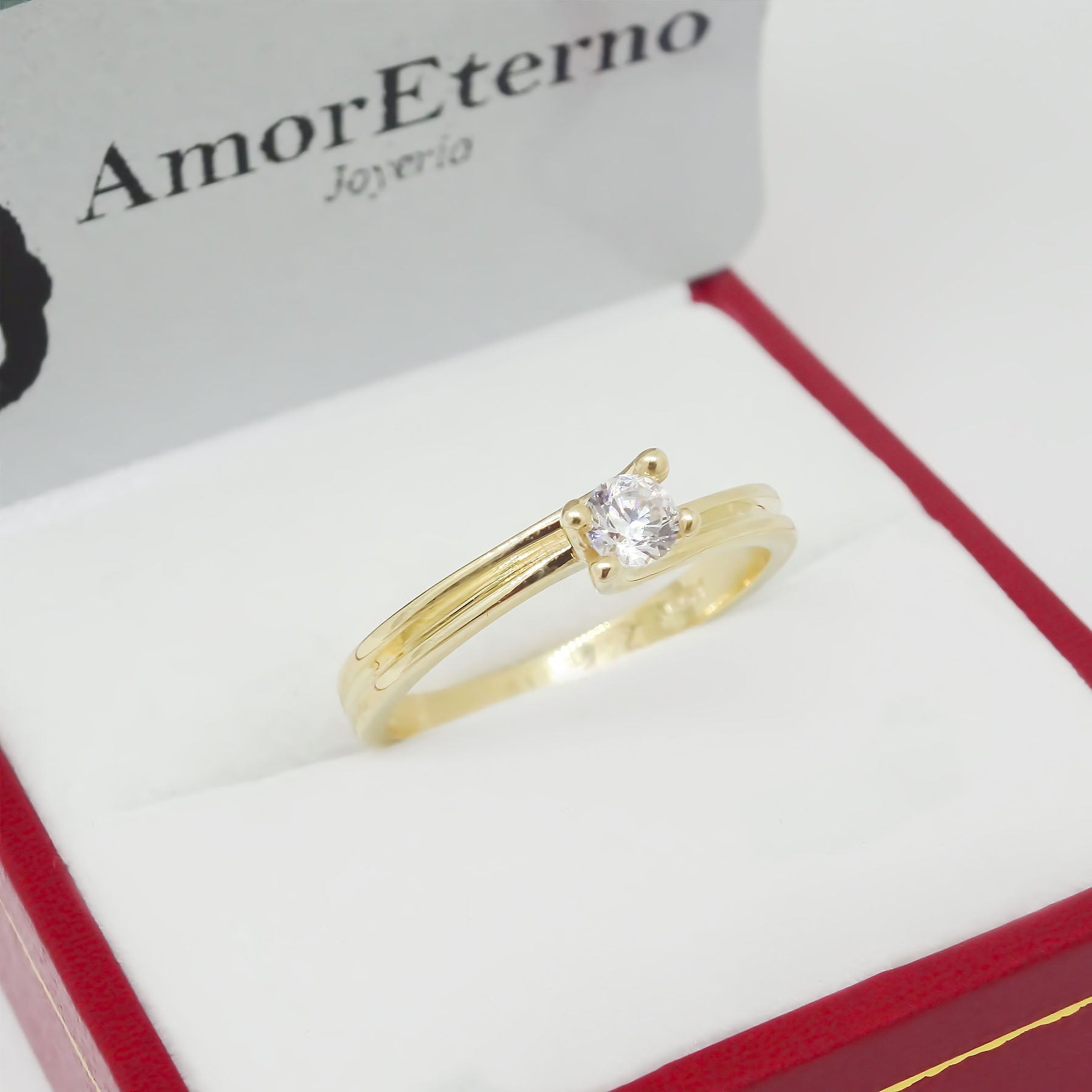 Amor Eterno - Anillo Saturn / Oro 10k Sólido