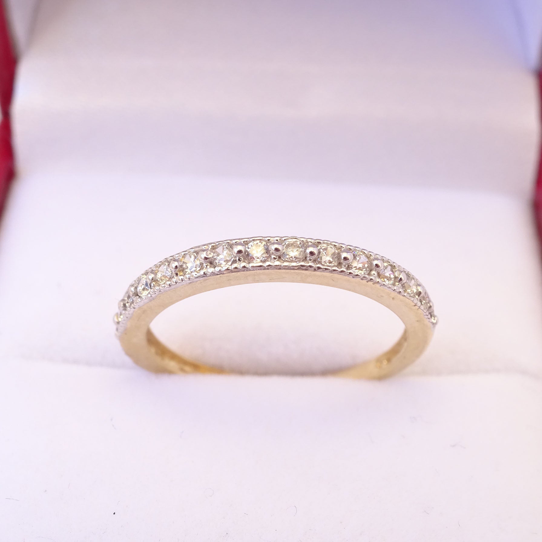Amor Eterno - Churumbela Pavé / Oro Solido 14k