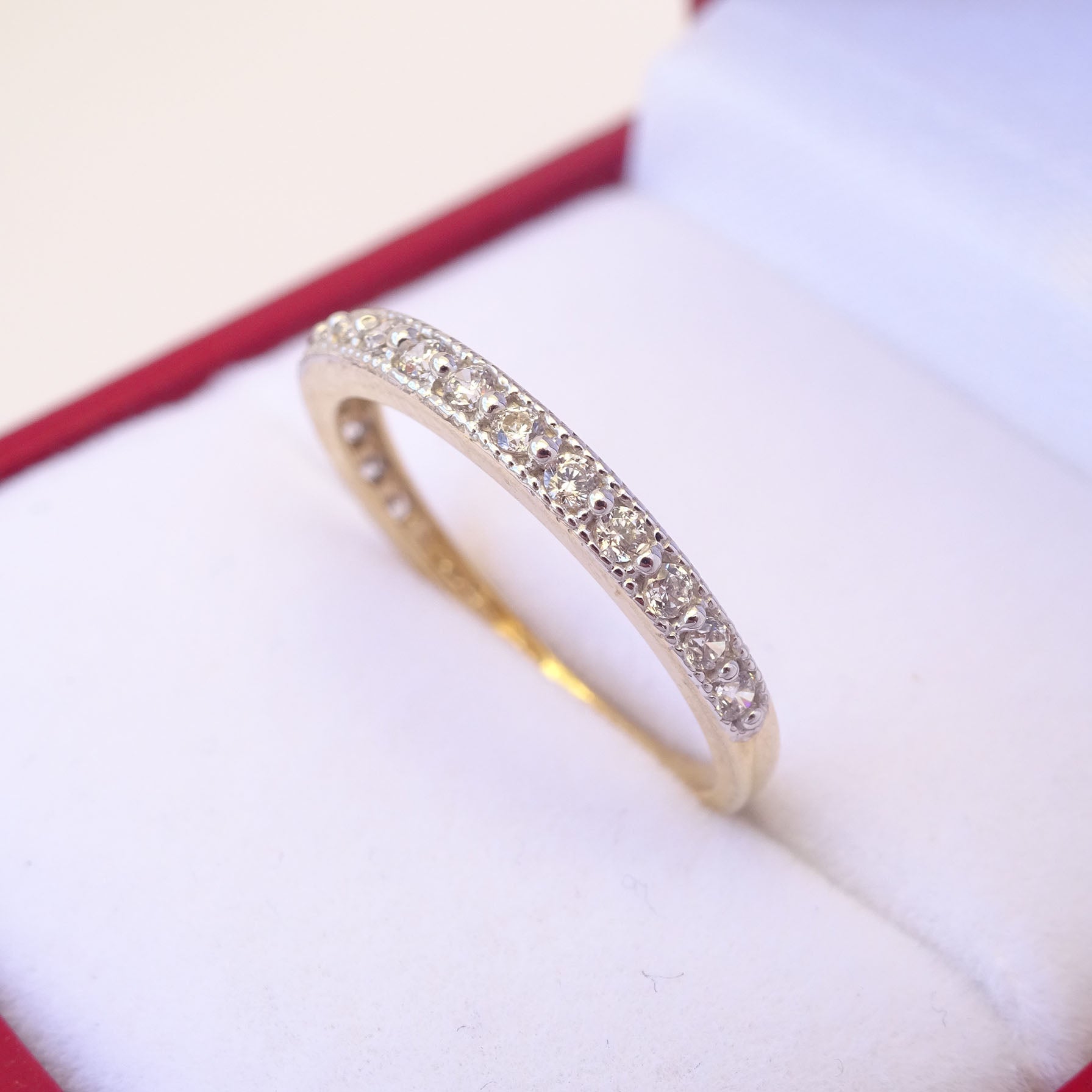 Amor Eterno - Churumbela Pavé / Oro Solido 14k