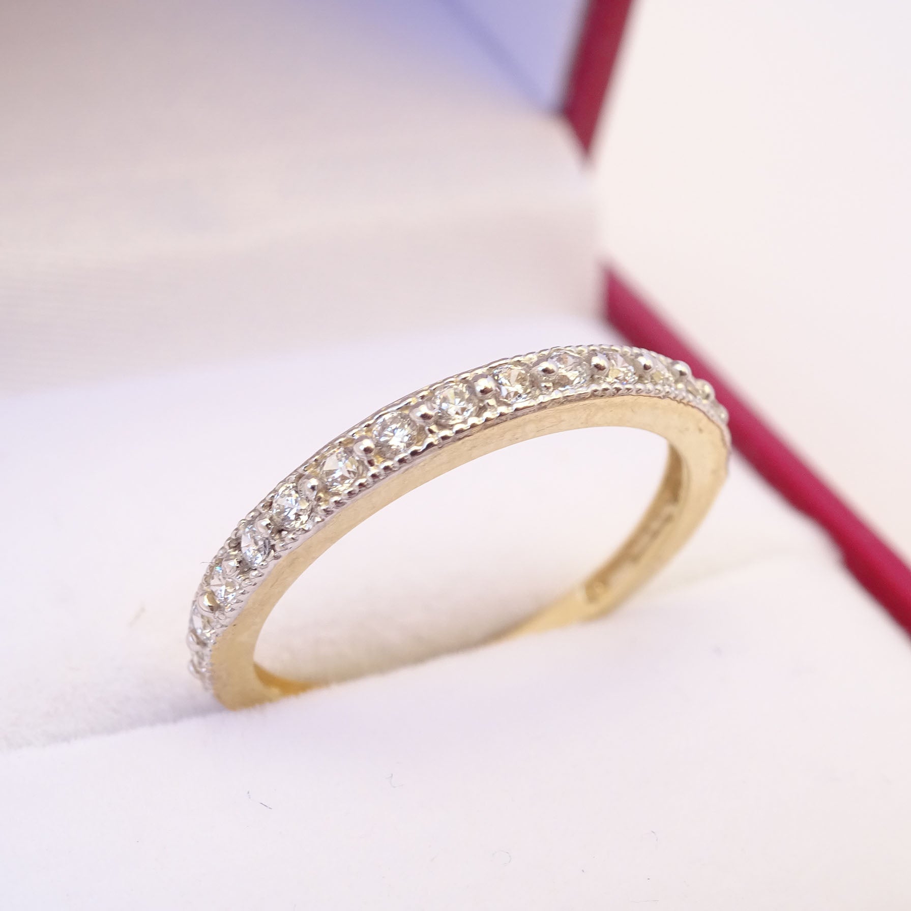 Amor Eterno - Churumbela Pavé / Oro Solido 14k