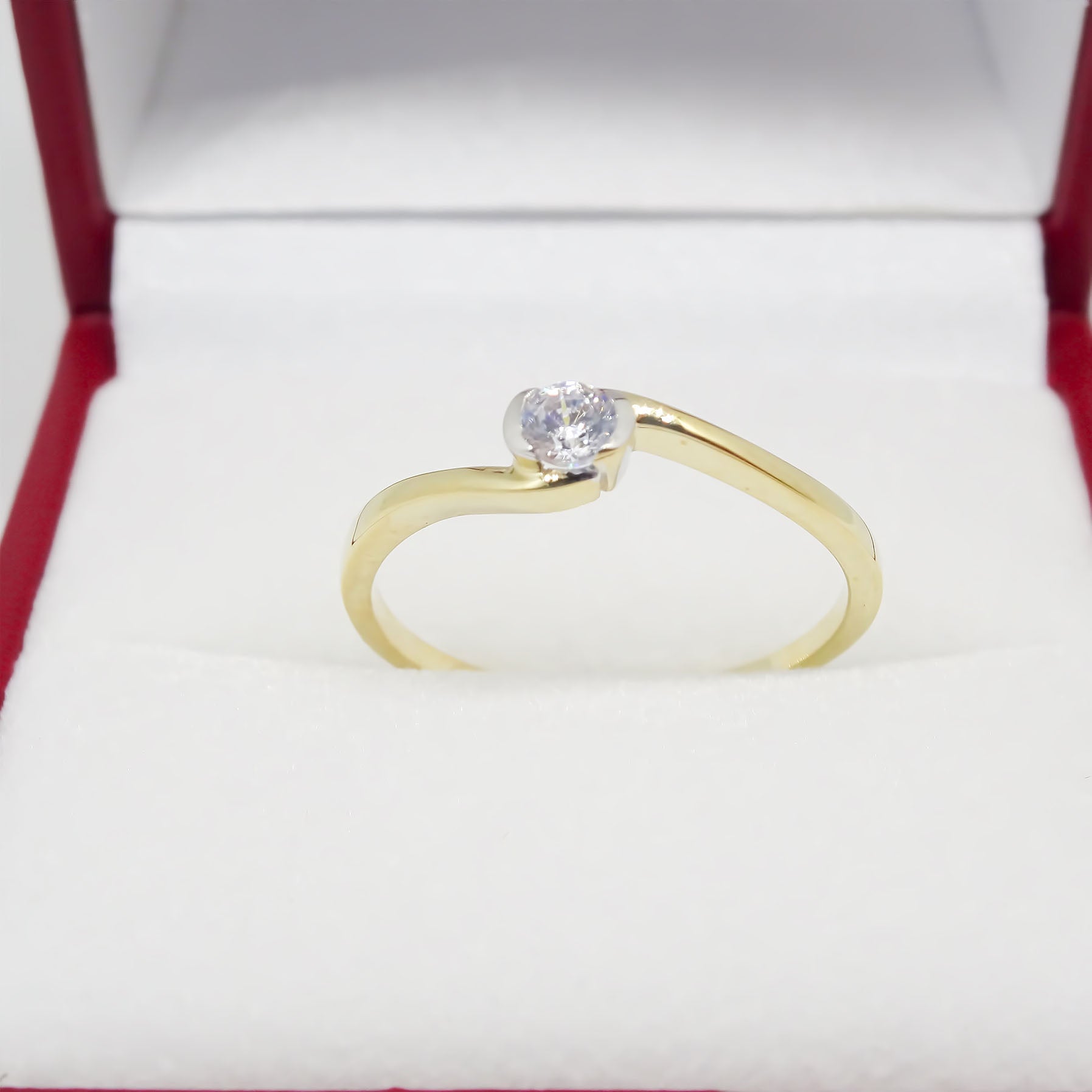 Amor Eterno - Anillo Spica / Oro Sólido 14k