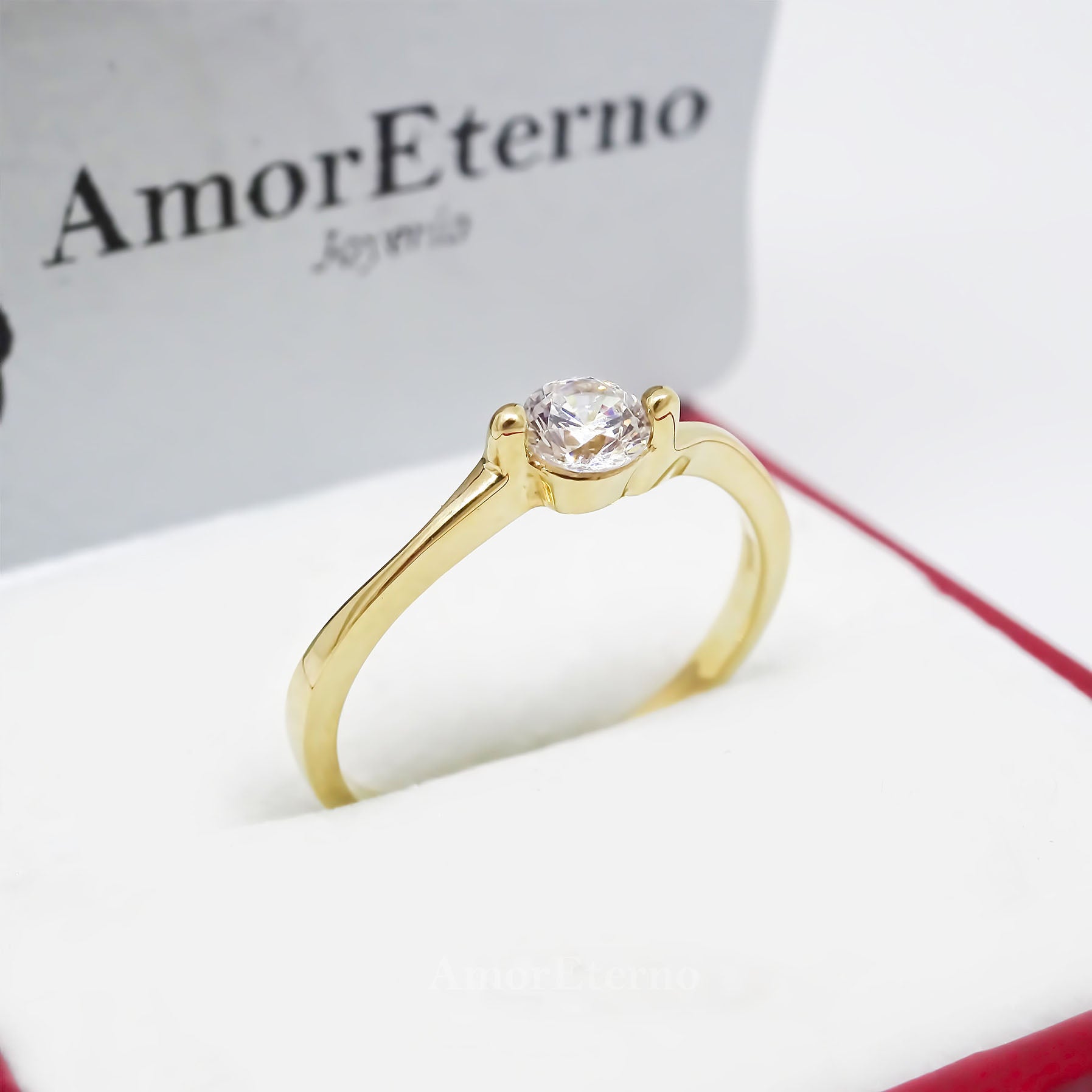 Amor Eterno - Anillo Ondulado / Oro Sólido 14k