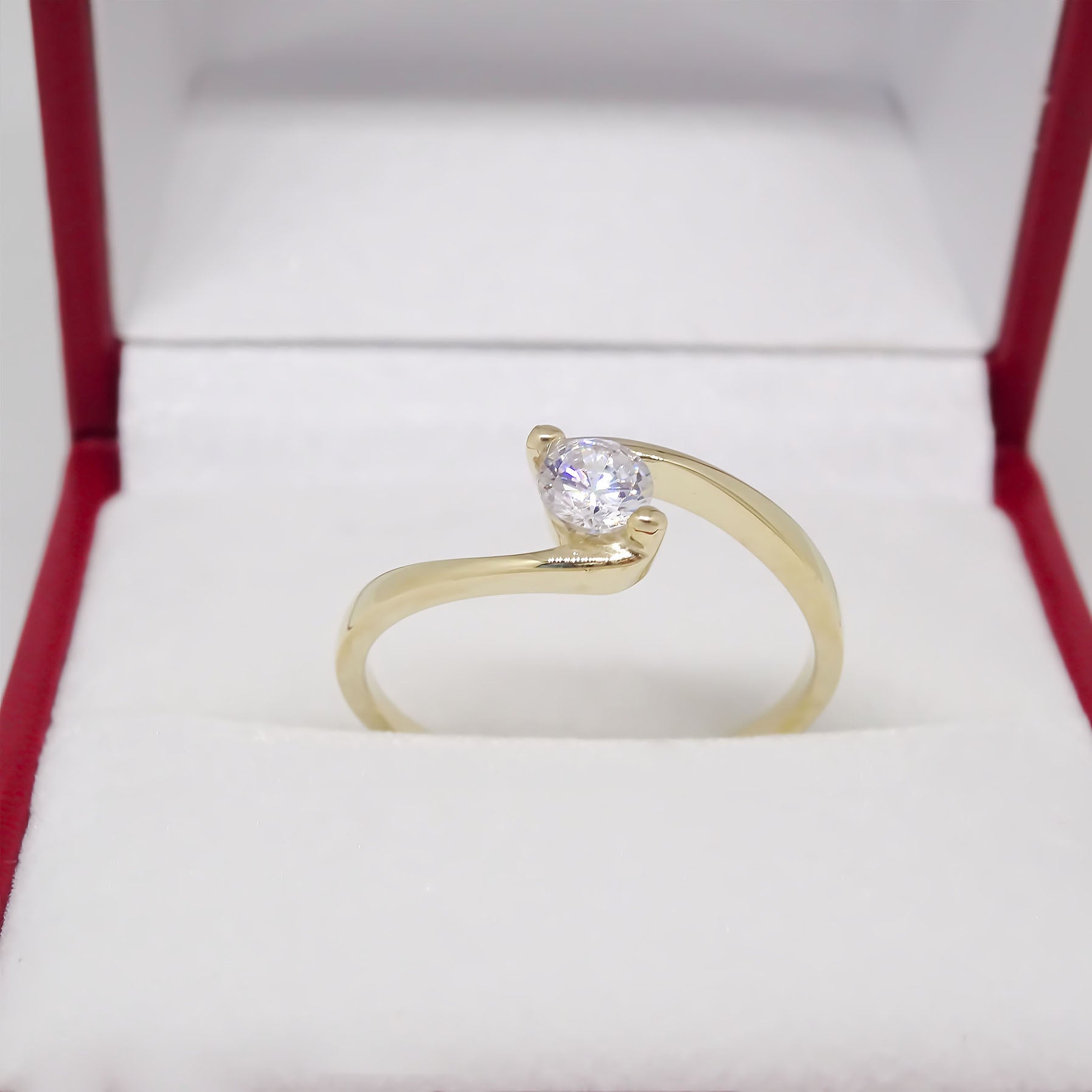 Amor Eterno - Anillo Waves / Oro Sólido 14k