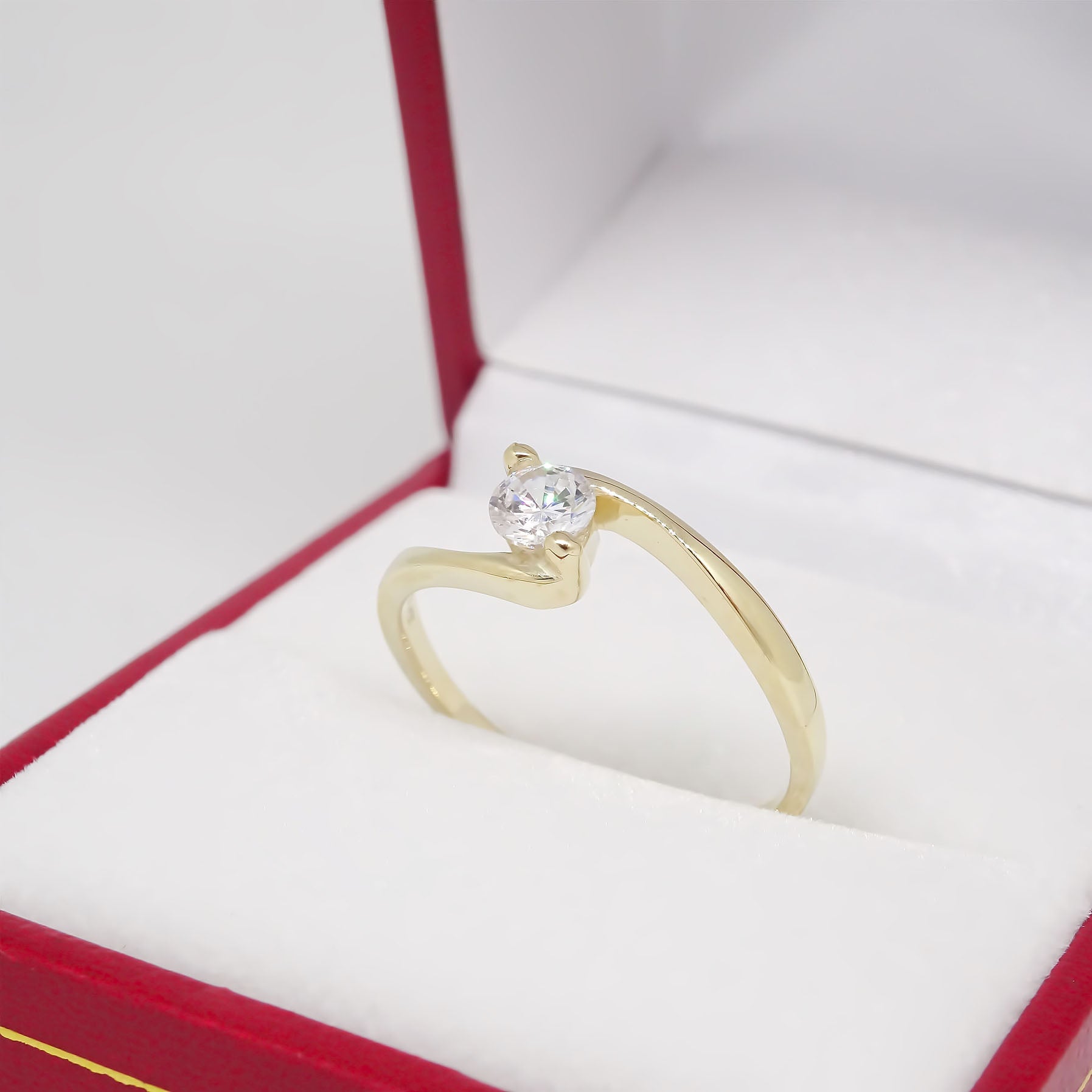 Amor Eterno - Anillo Waves / Oro Sólido 10k