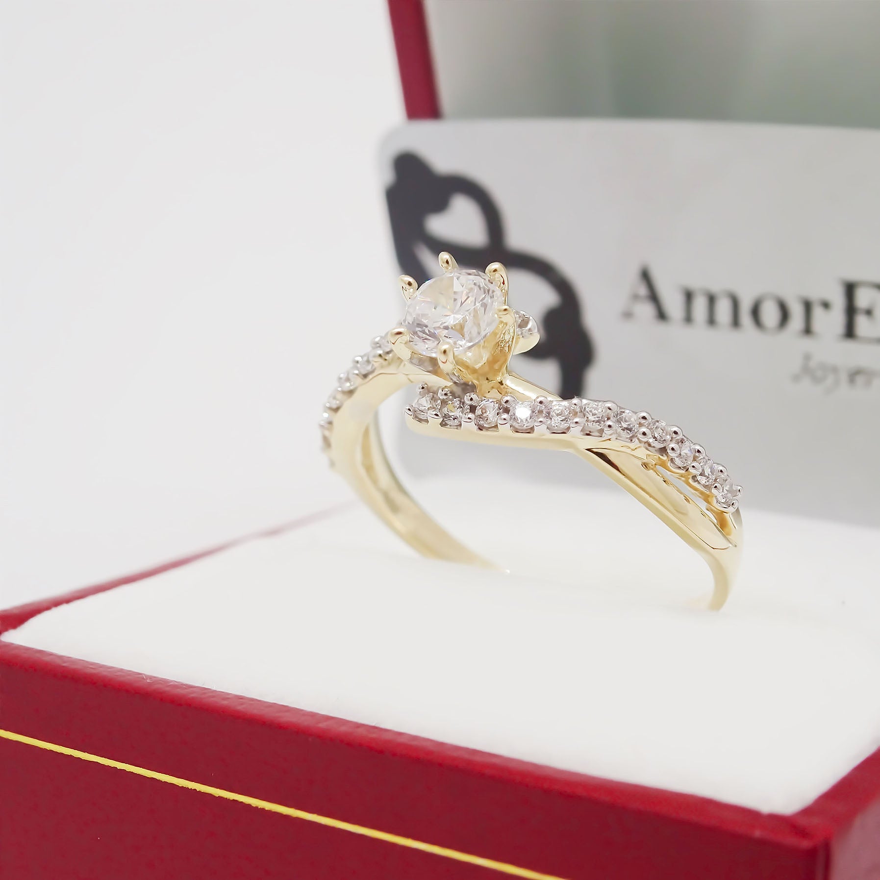 Amor Eterno - Anillo Summer / Oro 10k Sólido