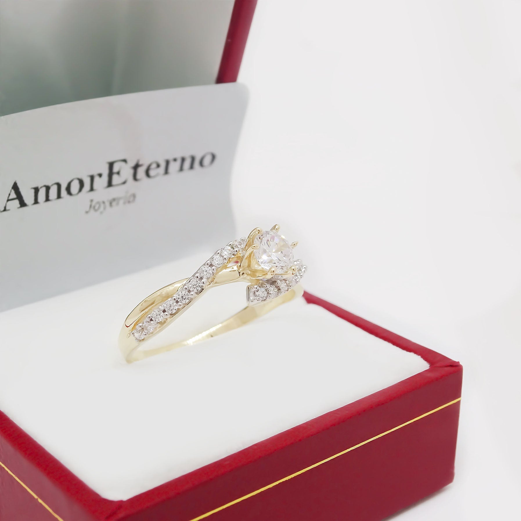 Amor Eterno - Anillo Summer / Oro 10k Sólido