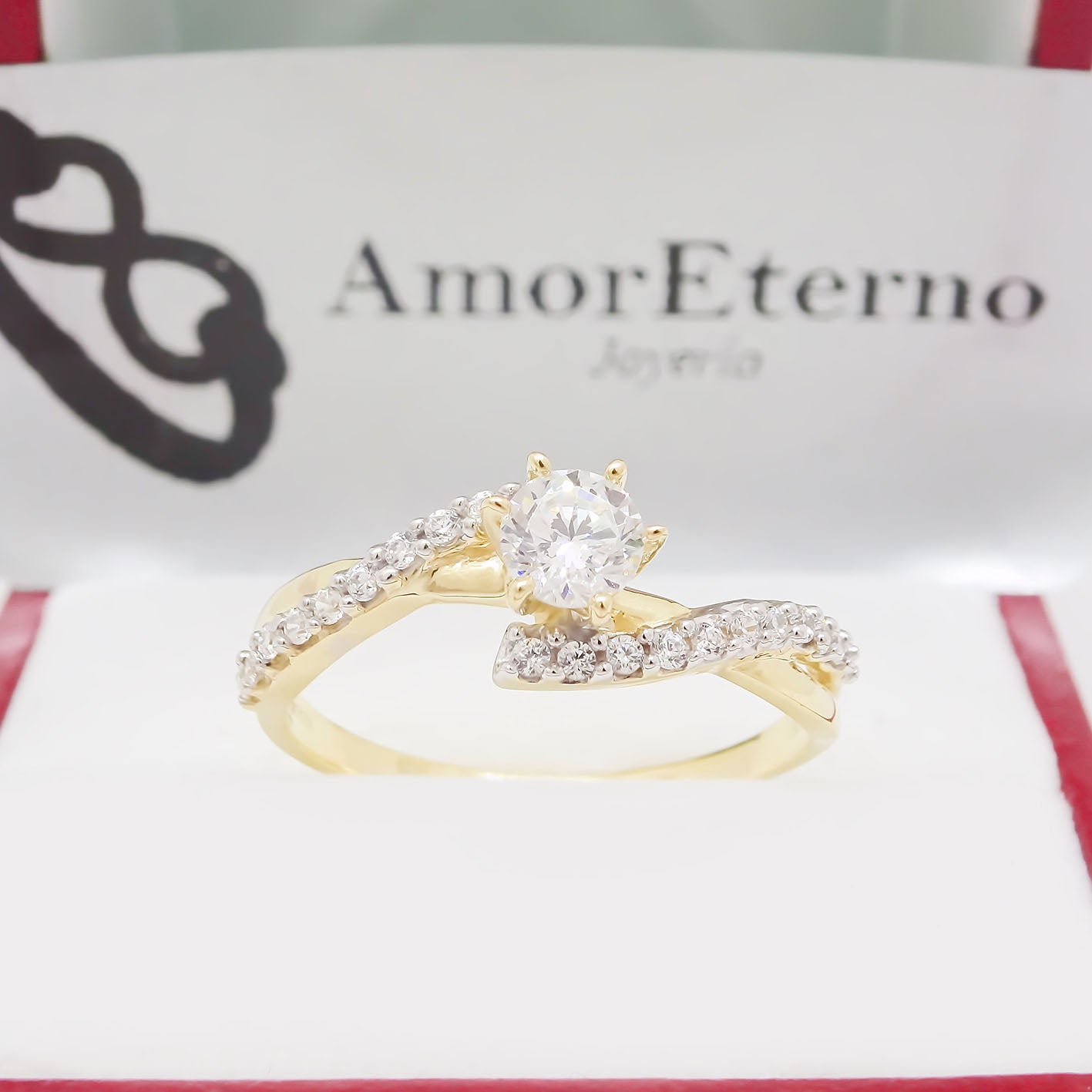 Amor Eterno - Anillo Summer / Oro 10k Sólido