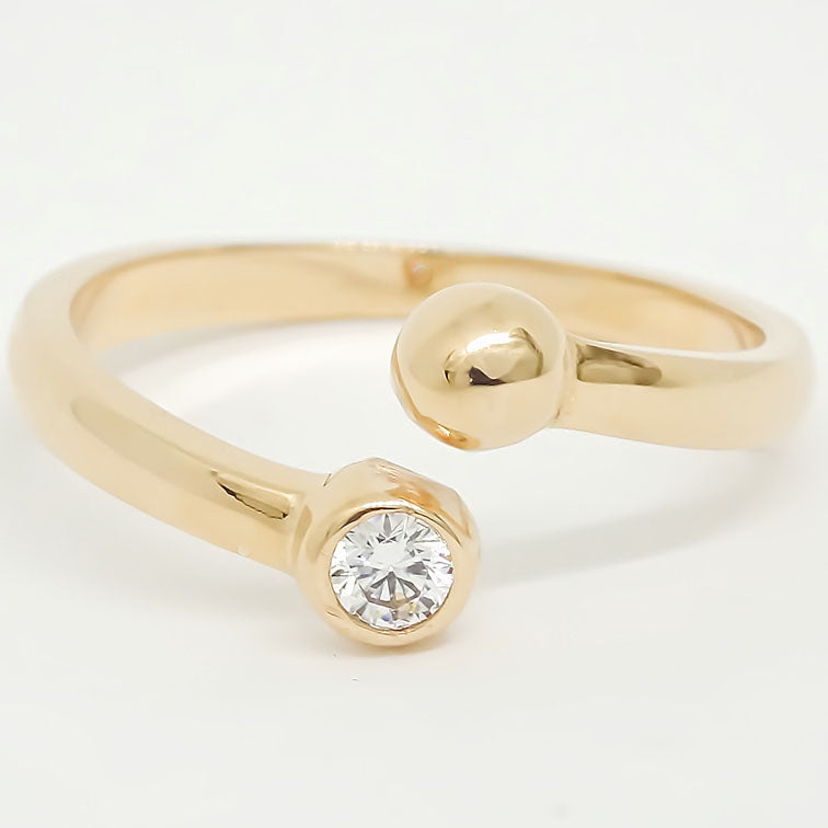 Amor Eterno - Anillo You & Me / Oro 10k