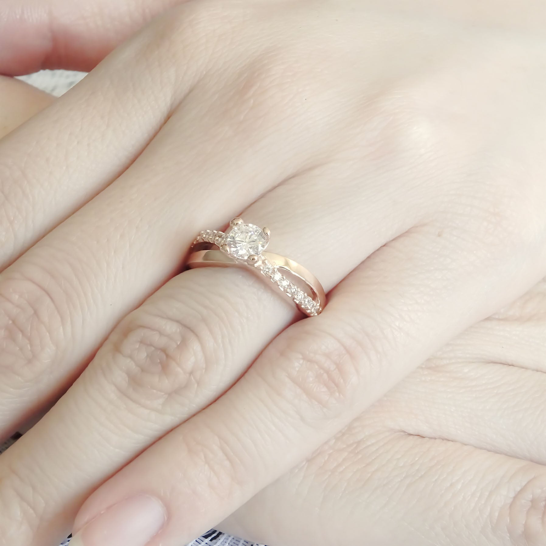 Amor Eterno - Anillo Infinity Universe / Oro 10k Solido