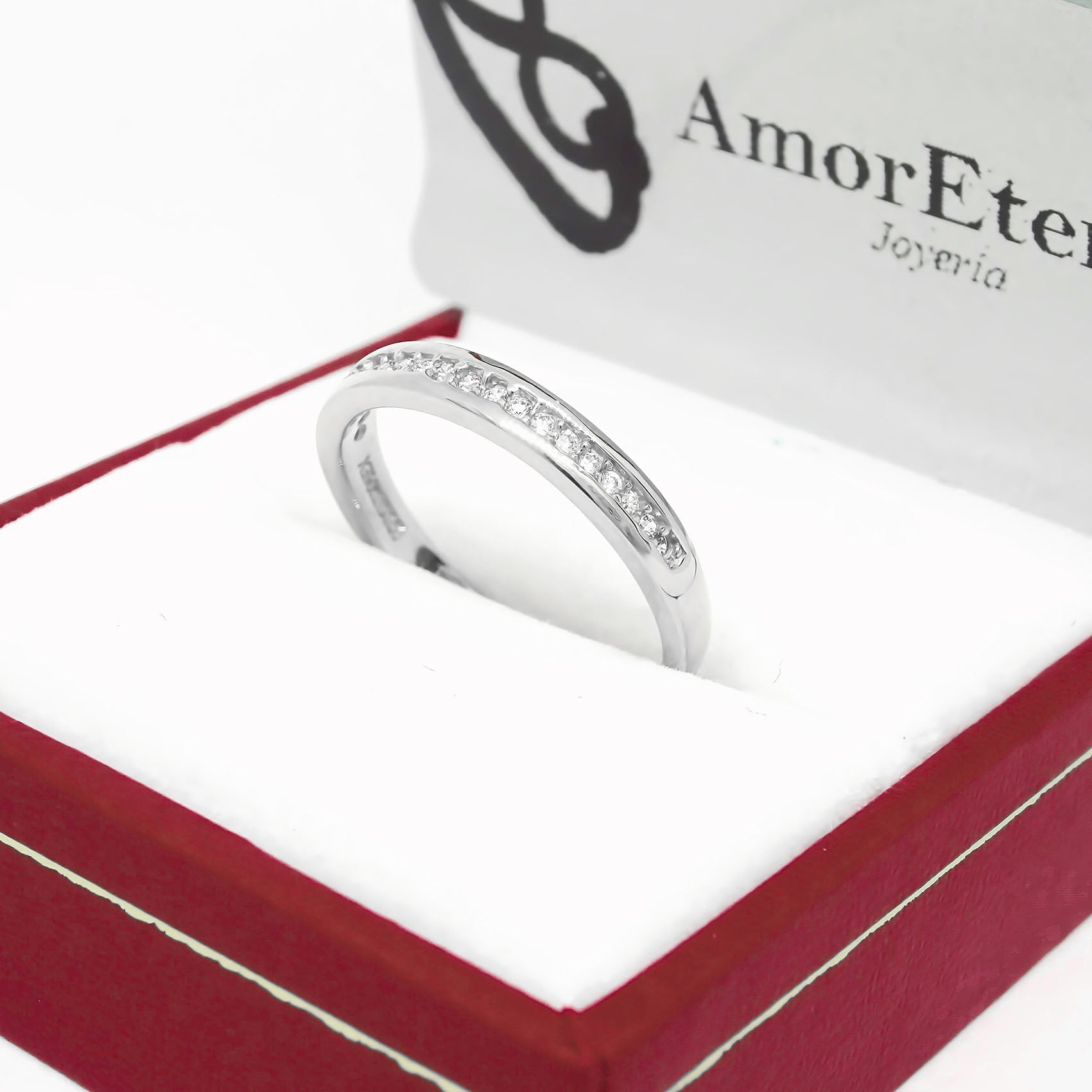 Amor Eterno - Churumbela Eva / Oro 14k/ Blanco